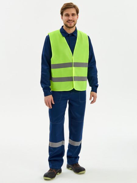 Жилет сигнальный ProfLineBase (тк.Полиэфир,60), желтый