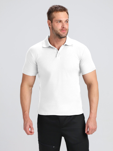Рубашка поло ProfLineBase (тк.Пике,180), белый