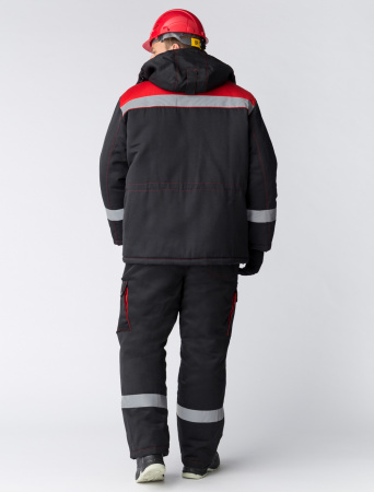 Костюм зимний Нейч-2 СОП (тк.Смесовая,210) п/к, черный/красный