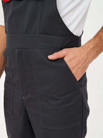 Костюм Лигор-2 Премиум СОП К. (тк.Смесовая,240) п/к, т.серый/красный