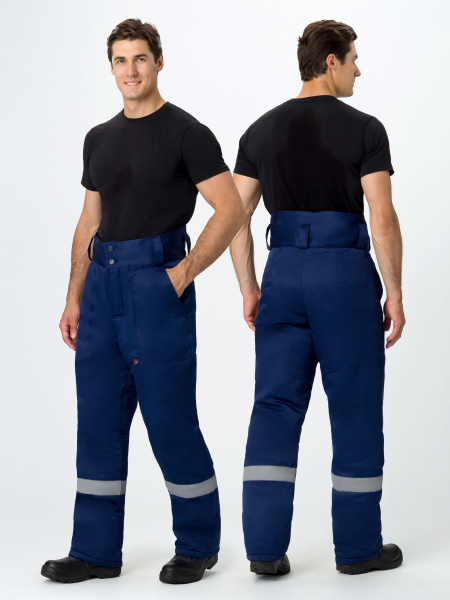 Брюки зимние Квайл СОП (тк.Смесовая,210), т.синий