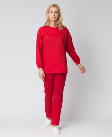 Костюм женский ХАССП-Стандарт (тк.Оптима,160), красный