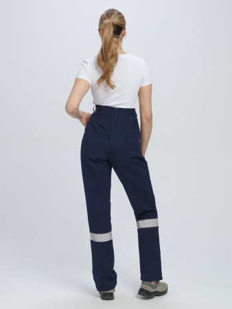 Костюм женский Веснис-1 СОП (тк.Саржа,250) брюки, т.синий/васильковый