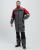 Костюм Вектрон-1 (тк.Смесовая МВО,240) брюки, серый/черный/красный