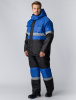 Костюм зимний Мегрес-2 СОП (тк.OxLine,90) п/к, васильковый/черный