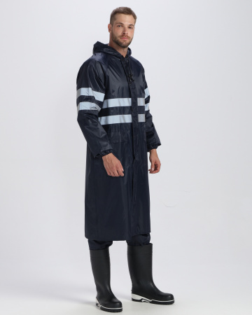 Плащ влагозащитный ProfLineSpecialist СОП (ПВХ,210), т.синий