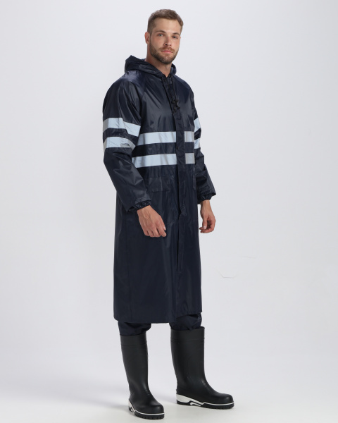 Плащ влагозащитный ProfLineSpecialist СОП (ПВХ,210), т.синий