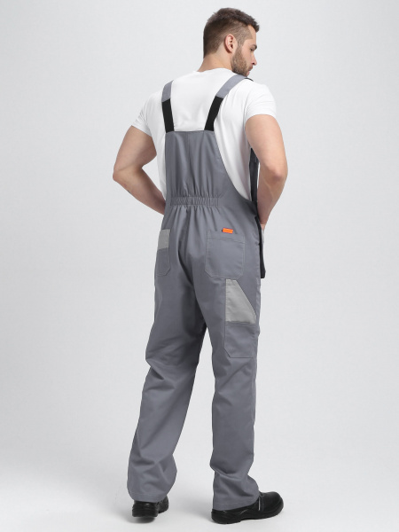 Костюм Драга-2 (тк.Смесовая МВО,240) п/к, серый/св.серый/оранжевый