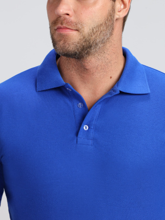 Рубашка поло ProfLineBase (тк.Пике,180), васильковый