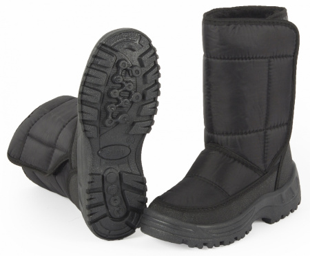 Сапоги женские Дутые Аляска ПВХ (арт.12-51-5), черный