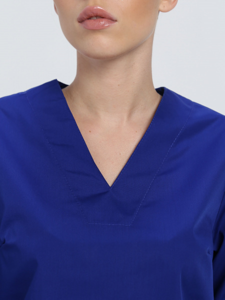 Костюм женский Хаспфуд-База (тк.ТиСи,120), васильковый