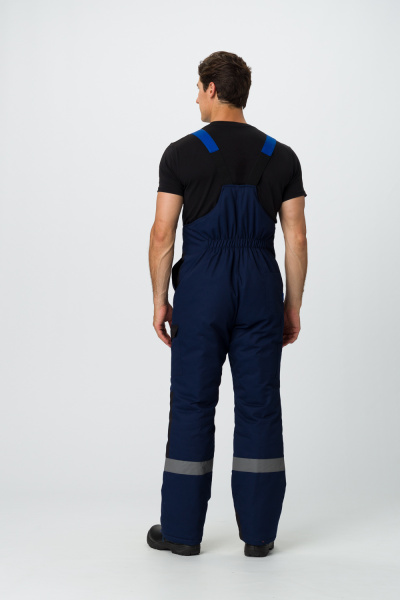 Костюм зимний Вектрон-2 СОП (тк.Смесовая,240) п/к, т.синий/черный/васильковый