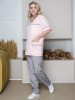 Костюм женский Ирис (тк.ТиСи), розовый/серый
