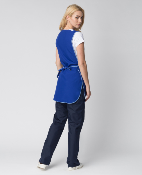 Фартук-сарафан Света-02 (тк.Габардин,160), васильковый