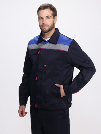 Костюм Флофт-2 СОП (тк.Смесовая,210) п/к, т.синий/васильковый/красный