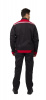 Костюм Кос_007 (тк.Саржа,250) п/к, т.серый/красный