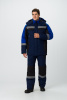 Костюм зимний Вектрон-2 СОП (тк.Смесовая,240) п/к, т.синий/черный/васильковый