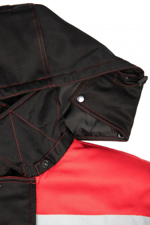 Костюм зимний Нейч-2 СОП (тк.Смесовая,210) п/к, черный/красный