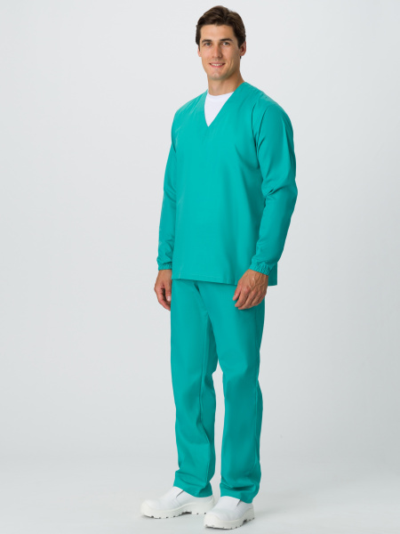 Костюм мужской Хаспфуд-База (тк.ТиСи,120), бирюзовый