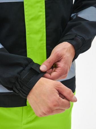 Костюм сигнальный ProfLineSpecialist-1 (тк.Смесовая МВО,240) брюки, желтый/черный