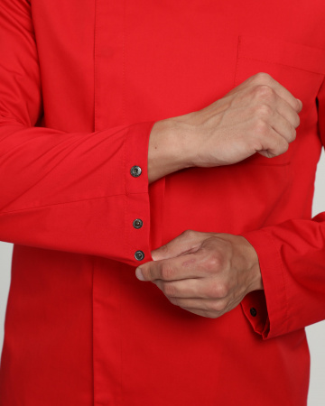 Китель повара Гастро (тк.Смесовая,160), красный