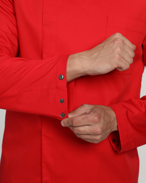 Китель повара Гастро (тк.Смесовая,160), красный