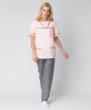 Костюм женский Ирис (тк.ТиСи), розовый/серый