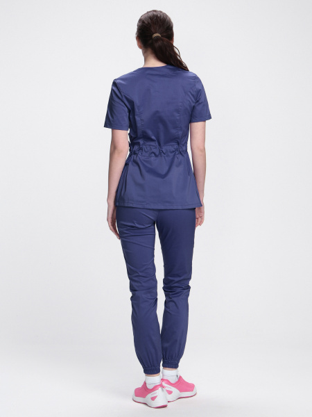 Костюм женский MedLine Оксана (тк.Стрейч,120), т.синий