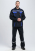 Костюм Итрорис-1 СОП (тк.Саржа,250) брюки, т.синий/васильковый