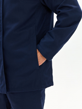 Костюм сварщика Велдсвар-СОП 2 кл.защиты (тк.Хлопок-ОП,350) брюки, т.синий/васильковый