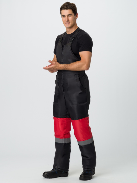 Костюм зимний Мегрес-2 СОП (тк.OxLine,90) п/к, красный/черный