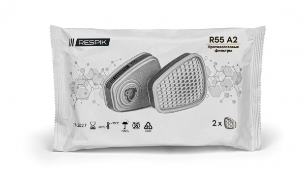 Фильтр противогазовый RESPIK® R51 А1 (2 шт)