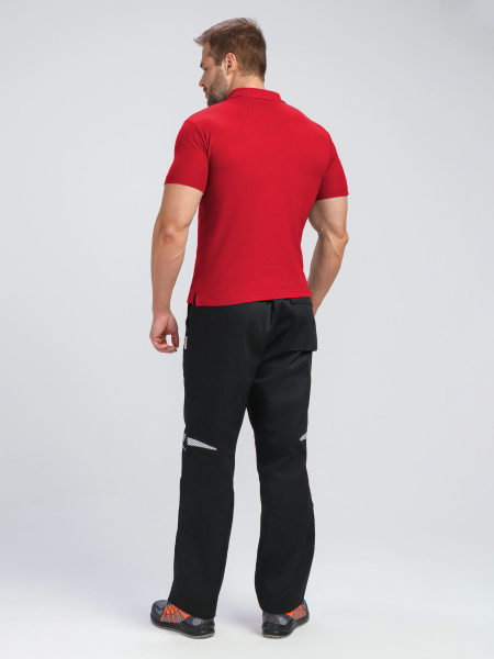 Рубашка поло ProfLineBase (тк.Пике,180), красный