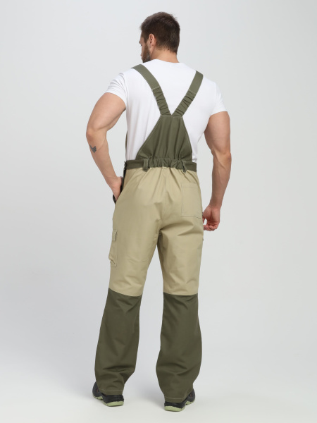Полукомбинезон Ридоф (тк.Канвас,270), хаки/бежевый