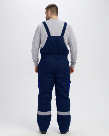 Костюм зимний Нейч-2 Премиум СОП (тк.Смесовая,240) п/к, т.синий/васильковый