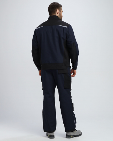 Куртка Айкор (тк.Смесовая,260), т.синий/черный