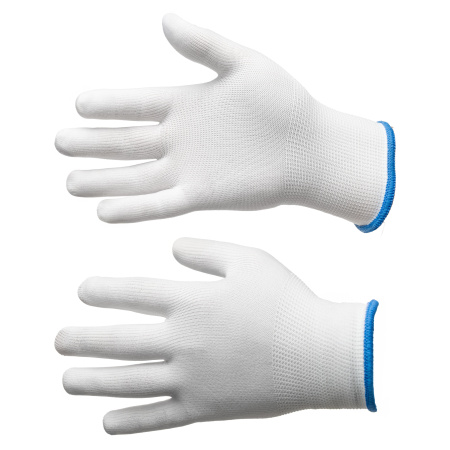 Перчатки ProfLineBase нейлоновые, белый