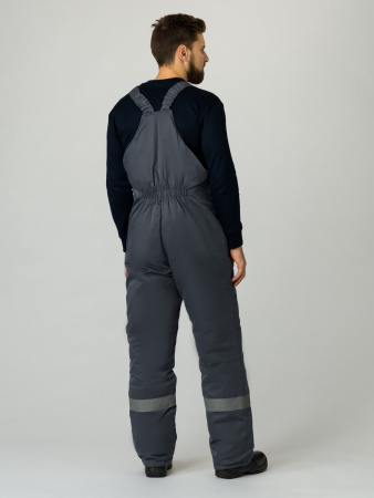 Полукомбинезон зимний Квайл (тк.Смесовая,210), т.серый