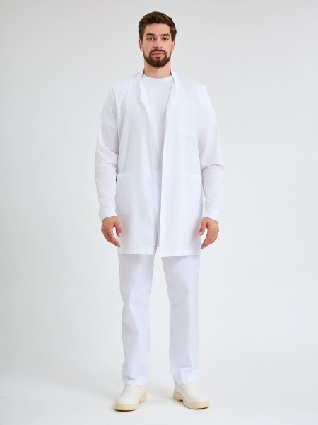 Халат мужской Глеб (тк.Смесовая,150), белый