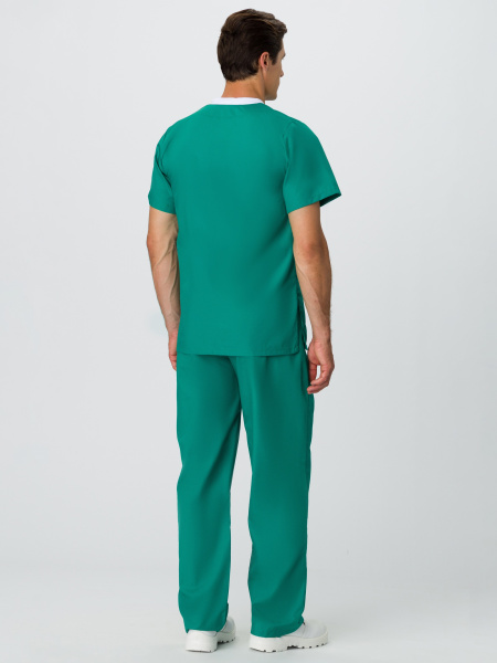 Костюм мужской хирурга (тк.ТиСи), т.зеленый