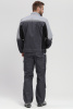 Костюм Вектрон-2 (тк.Смесовая,240) п/к, т.серый/св.серый/черный