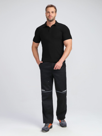 Рубашка поло ProfLineBase (тк.Пике,180), черный