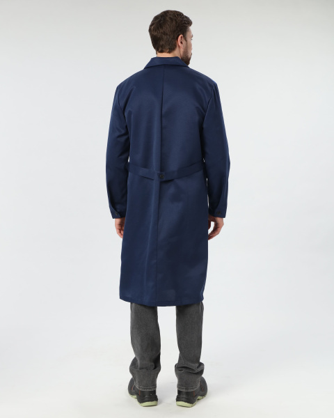 Халат Лигор (тк.Смесовая,210), т.синий/васильковый