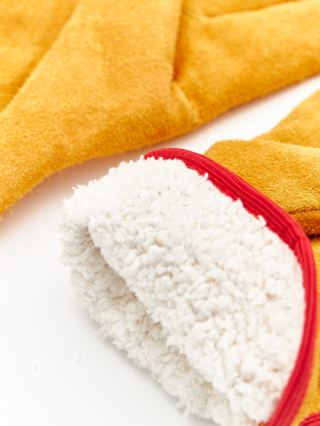 Перчатки спилковые утепленные ProfLineBase